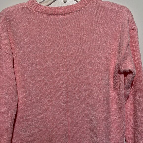 Arizona Jean Co. Women's Rose Pink Crew Neck Knit Pullover Sweater Size XL NWT - Picture 6 of 9